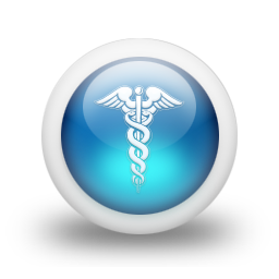 3d blue medical icon